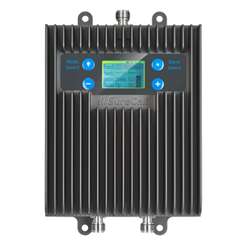 SureCall 5X Max Large Building Cell Phone Signal Booster with Yagi 2 Panel Antennas