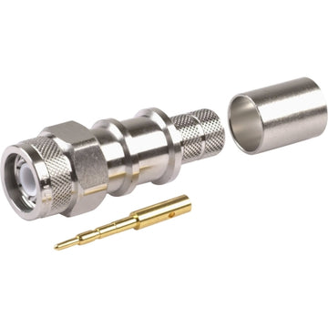 TNC Male Crimp Hex/Knurl Nut No Braid Trim LMR400