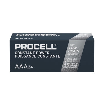 Duracell Procell Alkaline Batteries,AAA,24 Box